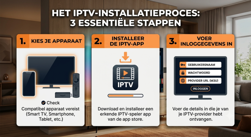 Wat je nodig hebt om IPTV te installeren