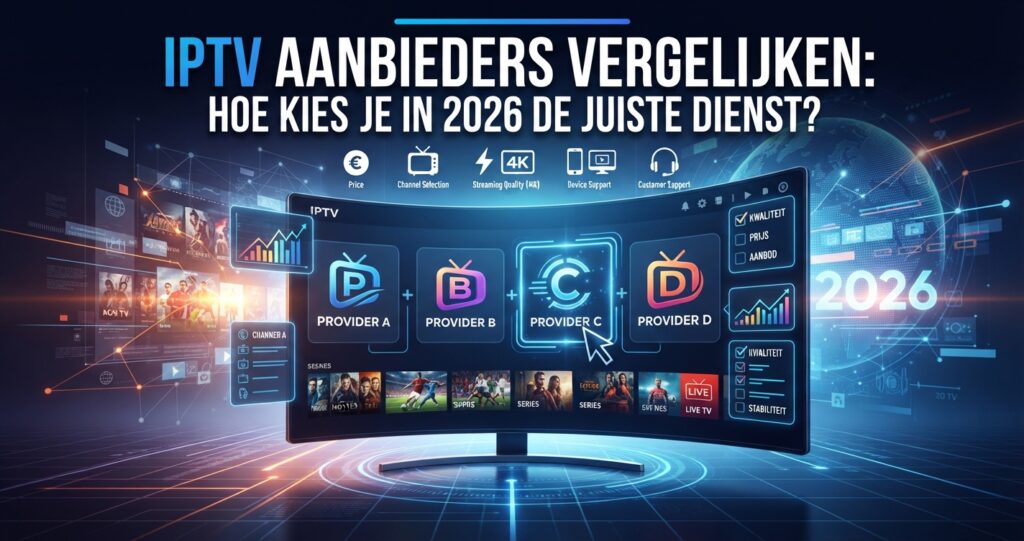 IPTV aanbieders vergelijken 2026
