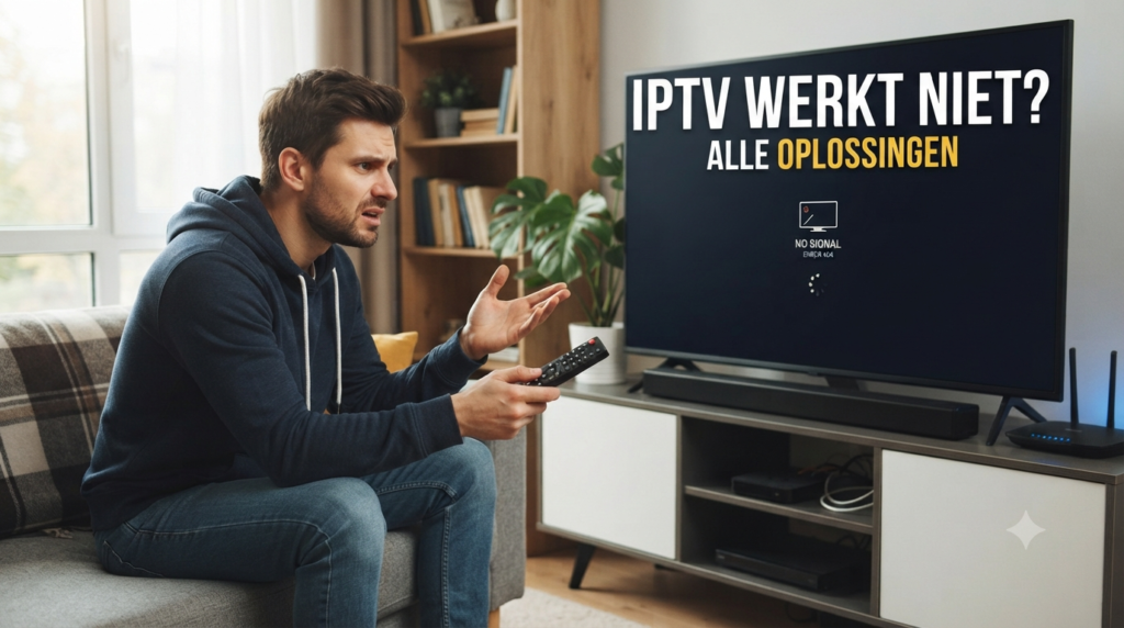 IPTV werkt niet