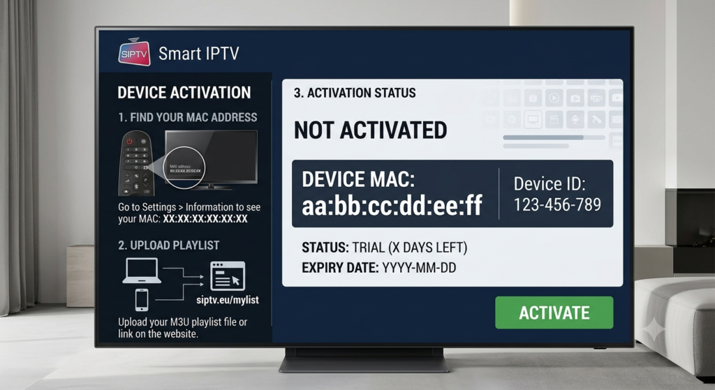 IPTV installeren op Smart TV Samsung LG