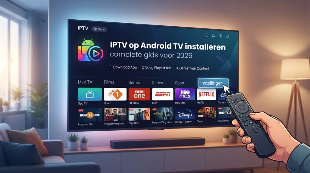 IPTV op Android TV installeren